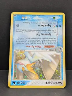 Swampert 11/106 Emerald Holo Ultra Rare Pokemon TCG Nintendo LP - Image 4