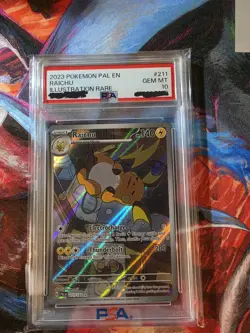 Pokemon Raichu 211/193 Sv02: Paldea Evolved Illustration Rare Holo 2023 PSA 10 - Image 1