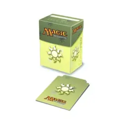 Ultra Pro MtG Deck Box White Mana VG+ - Image 1
