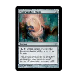 WOTC MtG Dissension Magewright's Stone (U) NM - Image 1