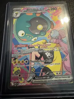 Pokemon Ascended Heroes Iono's Bellibolt ex Ultra Rare Holo 279/217 NM - Image 1