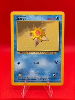 STARYU 65/102 C BASE SET UNLIMITED POKEMON NM/M - Image 1