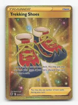 Pokemon TCG - Trekking Shoes 215/189 Near Mint Secret Rare Astral Radiance Holo - Image 1