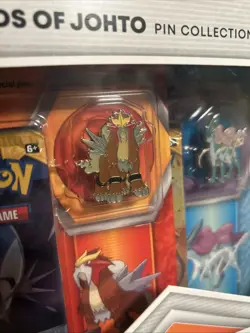 Pokemon TCG Legends of Johto Pin Collection Box Sealed GameStop Exclusive - Image 2