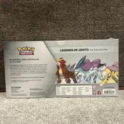 Pokemon TCG Legends of Johto Pin Collection Box Sealed GameStop Exclusive - Image 5