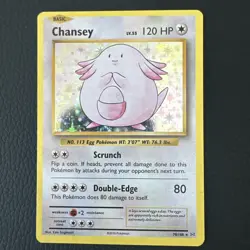 Chansey 70/108 LP Evolutions English Pokemon Card TCG - Image 1