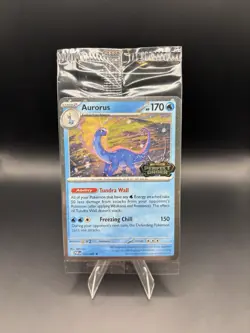 Pokemon Aurorus Perfect Order STAMPED Promo Cosmos Holo Card #24 SEALED 🦕 - Image 1