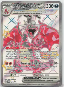 Charizard ex 074/074 Promo Scarlet & Violet Promo Near Mint - Image 1