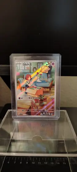 Pokemon Card Ralts 083/078 AR Scarlet EX SV1S Japanese 2023, Near Mint Condition - Image 2