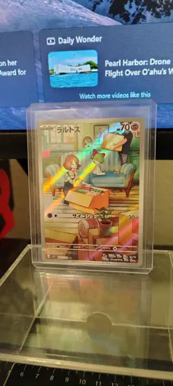 Pokemon Card Ralts 083/078 AR Scarlet EX SV1S Japanese 2023, Near Mint Condition - Image 4