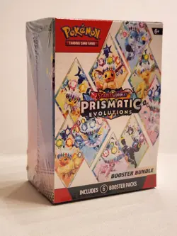 Pokemon Scarlet and Violet Prismatic Evolutions Booster Bundle New Sealed Box - Image 1