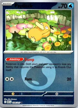Psyduck (Energy Symbol) 039/217 ME: Ascended Heroes Pokemon Reverse Holo NM - Image 1