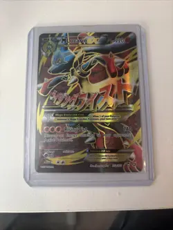Pokemon TCG M Lucario EX 55a/111 Furious Fists Holo Full Art Ultra Rare Card NM - Image 1