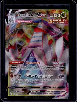 2021 Pokemon SWSH Evolving Skies Duraludon VMAX #123/203 - Image 1