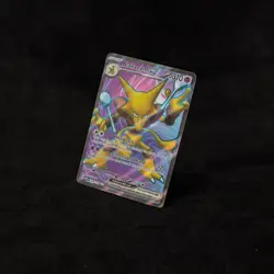 Pokemon TCG Alakazam ex 188/165 Sv: Scarlet & Violet 151 Full Art Holo NM/M Card - Image 2