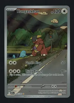 Kangaskhan 204/182 SV10: Destined Rivals Holofoil Illustration Rare Pokemon TCG - Image 1