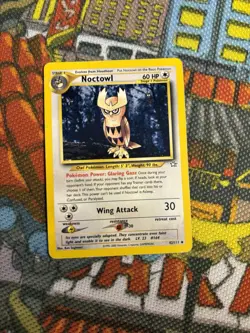 Pokemon TCG Noctowl Neo Genesis 42/111 Regular Unlimited Uncommon (x3) 💎🔥 - Image 3