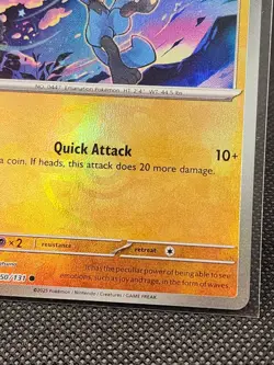Pokemon SV: Prismatic Evolutions 050/131 Riolu (Master Ball Pattern) - Image 2