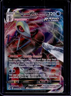 2021 Pokemon SWSH Fusion Strike Inteleon VM #079/264 - Image 1