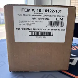 POKEMON TEAM ROCKET'S MEWTWO EX LEAGUE BATTLE DECK SEALED 6 BOX CASE - Image 1