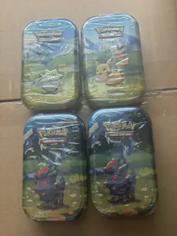 Pokemon TCG Mega Evolution Ascended Heroes Mini Tin - New Sealed - Lot of 4 🔥🔥 - Image 1