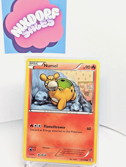 Numel - 21/149 - 2012 Common Boundaries Crossed Pokemon Card NM - Image 1