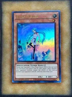 Yugioh Effect Veiler RA01-EN003 Ultra Rare 1st Ed NM - Image 1