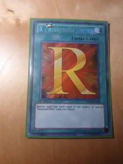 Yu-Gi-Oh! R - Righteous Justice RYMP-EN025 Unlimited Secret Rare NM - Image 2