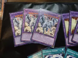 3x Blue-Eyes Twin Burst Dragon & Tyrant Dragon + Ultimate Fusion SDWD Yugioh Set - Image 2