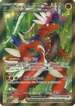 Pokemon Koraidon ex - 231/198 - Ultra Rare NM-Mint Scarlet & Violet Base Set - Image 1