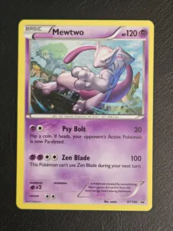 Mewtwo XY100 Holo Rare XY Black Star Promo Pokemon TCG NM - Image 2