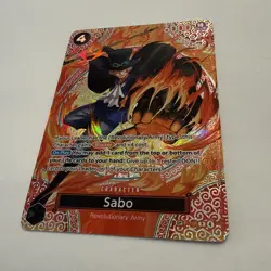 Sabo FOIL SPECIAL P-105 SP Adventure on Kami's Island MINT Unplayed One Piece - Image 5
