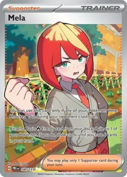 Pokemon Mela - 140/131 - Ultra Rare NM-Mint Prismatic Evolutions - Image 1
