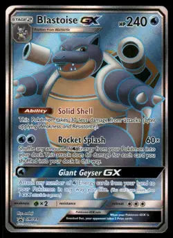 Pokemon Cards Blastoise GX SM189 Sun & Moon Promo NM - Image 1