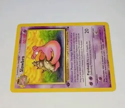 1st Edition SLOWBRO 43/62 Non-Holo Vintage Fossil Card NM 🌟 Super Clean Wizards - Image 2