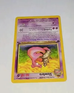 1st Edition SLOWBRO 43/62 Non-Holo Vintage Fossil Card NM 🌟 Super Clean Wizards - Image 3