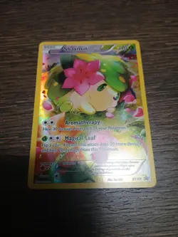 Pokemon Shaymin XY115 Black Star Promo Full Art Card NM Condition - Image 1