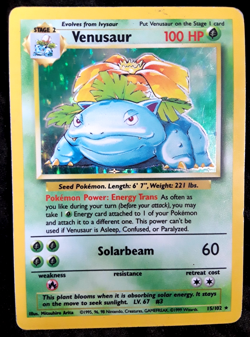 Pokemon Venusaur Holo Rare Celebrations 15/102 1999 English 100 HP Card, Stage 2 - Image 5