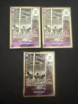 One Piece Card Game Mamaragan Event Cards Lot X3 - Image 1