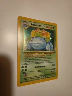 Pokemon Card Venusaur 15/102 4th Print Holo Rare Base Set 1999-2000 WOTC - Image 2