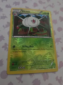 Silcoon 4/108 Roaring Skies Reverse Holo Pokemon Tcg Card NM +🎁 - Image 2