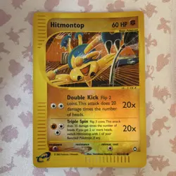 Pokemon Hitmontop 82/147 Aquapolis Reverse Holo Common Basic Nintendo 2002 Card - Image 1