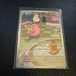 Pokemon Chansey 187/167 Sv06 Twilight Masquerade Illustration Rare Holo Card - Image 1