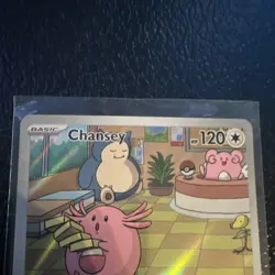 Pokemon Chansey 187/167 Sv06 Twilight Masquerade Illustration Rare Holo Card - Image 4