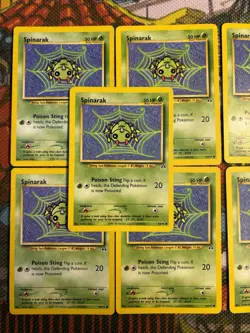 Spinarak - 64/75 - Neo Discovery - Unlimited (x8) -Pokemon CARD - Set Of 8 💎🔥 - Image 3