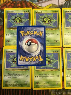 Spinarak - 64/75 - Neo Discovery - Unlimited (x8) -Pokemon CARD - Set Of 8 💎🔥 - Image 4