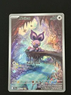 Pokemon Card TCG - Noibat 169/159 Illustration Rare Journey Together - Image 1