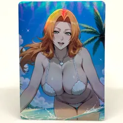 Bleach Rangiku Matsumoto Goddess Anime Waifu ACG Foil Card - Image 1