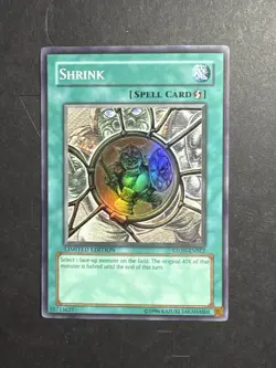 Yu-Gi-Oh TCG Shrink STON-ENSE2 Limited Edition Super Rare Card NM - Image 1