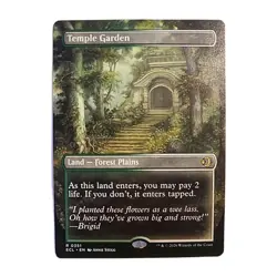 Magic The Gathering - Temple Garden (Borderless) - 351 - ECL - NM - Image 1